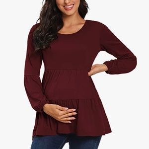 Maternity long sleeve shirt